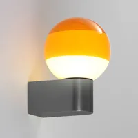 marset dipping light a1 applique led orange/gris