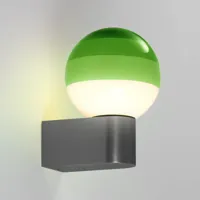 marset dipping light a1 applique led vert/graphite