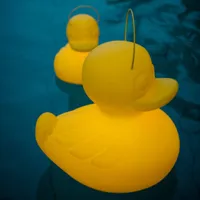 goodnight light lampe designer led duck-duck xl extérieur jaune