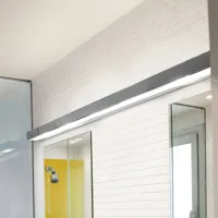 pujol iluminación applique murale pour salle de bain apolo ip20 150 cm, chrome