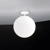 ailati plafonnier en verre sferis, 30 cm, blanc
