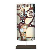 artempo italia lampe sur pied klimt i avec motif d'art