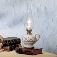 ferroluce lampe à poser rustico de style campagnard