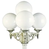 albert leuchten ravissant chandelier blanc-or 165 à 4 lampes
