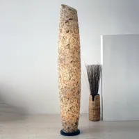 holländer lampadaire unique colonne de coquillages