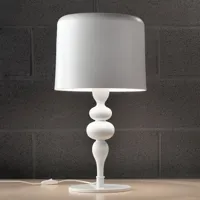 masiero lampe à poser eva tl3+1g 75 cm, blanche