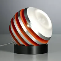 tecnolumen lampe à poser led bulo orange