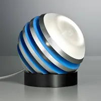 tecnolumen lampe à poser led bulo bleu clair