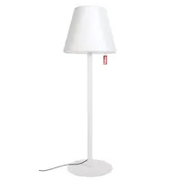 fatboy - lampadaire d'extérieur edison en plastique, polyéthylène couleur blanc 800 x 90.37 182 cm designer alex bergman made in design