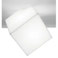 artemide - plafonnier edge en plastique, polypropylène couleur blanc 25 x 26 cm designer alessandro mendini made in design