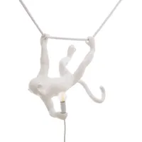 seletti - lampe animaux en plastique, résine couleur blanc 59 x 40 cm designer marcantonio made in design