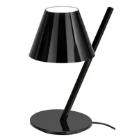 artemide - lampe de table la petite en plastique, pvc couleur noir 25 x 45.79 37 cm designer quaglio simonelli made in design