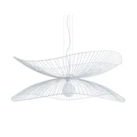forestier - suspension libelulle en métal, fils de fer laqués couleur blanc 190 x 95.24 40 cm designer elise fouin made in design