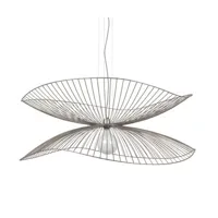 forestier - suspension libellule en métal, fils de fer laqués couleur métal 190 x 95.24 40 cm designer elise fouin made in design