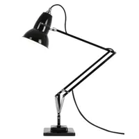 anglepoise - lampe de table 1227 en métal, aluminium couleur noir 200 x 19 56 cm designer george carwardine made in design