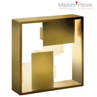 artemide - lampe de table masters' pieces en métal, métal verni couleur or 35 x 39.79 cm designer gio ponti made in design
