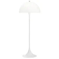louis poulsen - lampadaire panthella en plastique, acrylique couleur blanc 250 x 80.52 131.1 cm designer verner panton made in design