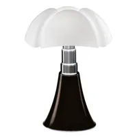 martinelli luce - lampe connectée pipistrello - marron - 64.63 x 64.63 x 66 cm - designer gae aulenti - plastique, méthacrylate opalin