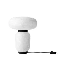 &tradition - lampe de table formakami en papier, papier riz couleur blanc 200 x 55.18 50 cm designer jaime  hayón made in design