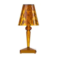kartell - lampe extérieur sans fil rechargeable battery en plastique, pmma couleur marron 30 x 22 cm designer ferruccio laviani made in design