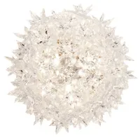 kartell - plafonnier bloom en plastique, polycarbonate couleur blanc 25 x 39 cm designer ferruccio laviani made in design