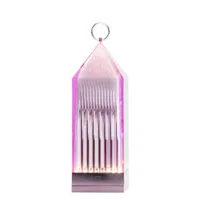 kartell - lampe extérieur sans fil rechargeable lantern en plastique, plastique couleur violet 20.8 x 31 cm designer fabio novembre made in design