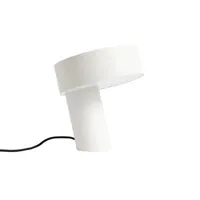 hay - lampe de table slant en métal, fonte couleur blanc 23.5 x 31.58 28 cm designer branch made in design