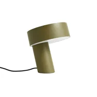 hay - lampe de table slant en métal, fonte couleur vert 23.5 x 31.58 28 cm designer branch made in design