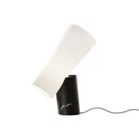 foscarini - lampe de table nile en pierre, marbre couleur noir designer rodolfo dordoni made in design