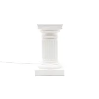 seletti - lampe las vegas en plastique, porcelaine couleur blanc 28 x 50 cm designer fabio novembre made in design