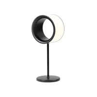 magis - lampe de table lost en plastique, abs couleur noir 17.5 x 15 40.5 cm designer brogliato traverso made in design
