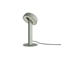 tiptoe - lampe de table nod en métal, aluminium couleur gris 12 x 25 cm made in design