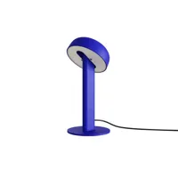 tiptoe - lampe de table nod en métal, aluminium couleur bleu 12 x 25 cm made in design