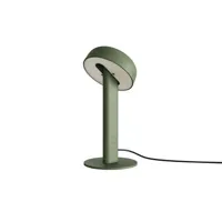 tiptoe - lampe de table nod en métal, aluminium couleur vert 12 x 25 cm made in design
