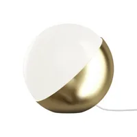 louis poulsen - lampe à poser vl studio en verre, laiton couleur métal 32 x cm designer vilhelm lauritzen made in design