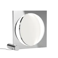louis poulsen - lampe à poser moonsette en métal, fonte d'aluminium couleur métal 64 x 8 60 cm designer anne boysen made in design