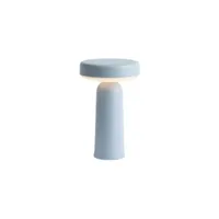muuto - lampe extérieur sans fil rechargeable ease - bleu - 13.16 x 13.16 x 21.5 cm - designer johan van hengel - plastique, plastique abs moulé