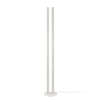valerie objects - lampadaire l1 en métal, aluminium couleur blanc 30 x 190 cm designer pierric de coster made in design