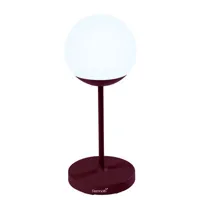 fermob - lampe extérieur sans fil rechargeable mooon en plastique, polyéthylène couleur violet 25 x 63 cm designer tristan lohner made in design