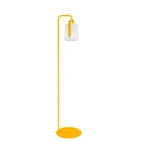 fermob - lampadaire d'extérieur sans fil balad en métal, acier peint couleur jaune 35 x 157 cm designer tristan lohner made in design