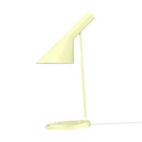 louis poulsen - lampe de table aj en métal, fonte couleur jaune 35 x 56 cm designer arne  jacobsen made in design
