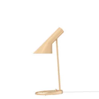 louis poulsen - lampe de table aj en métal, fonte couleur beige 18.5 x 43.5 cm designer arne  jacobsen made in design