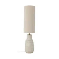 bloomingville - lampadaire en céramique, grès couleur beige 28 x 113 cm made in design