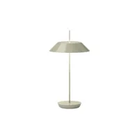 vibia - lampe sans fil rechargeable mayfair en plastique, polycarbonate couleur vert 12 x 20 38 cm designer diego fortunato made in design
