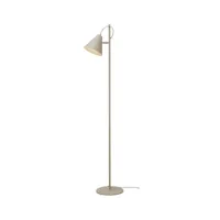 it's about romi - lampadaire lisbon en métal, fer couleur beige 25 x 35.5 151 cm made in design