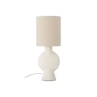 bloomingville - lampe de table en céramique, grès couleur beige 20.5 x 0.1 54.4 cm made in design