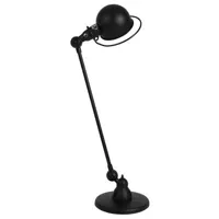 jieldé - lampe de table loft en céramique, porcelaine couleur noir 60 x 28.5 31 cm designer jean-louis domecq made in design
