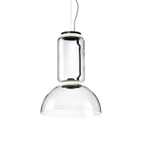 flos - suspension noctambul en verre, fonte d'aluminium couleur transparent 400 x 69.1 75 cm designer konstantin grcic made in design