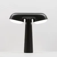 moustache - lampe de table tgv en métal, aluminium couleur gris 27.5 x 31.07 28.5 cm designer ionna vautrin made in design