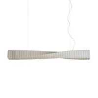 slide - suspension spin en plastique, polyéthylène couleur blanc 125 x 37.23 cm designer fabio novembre made in design